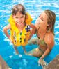 Nafukovací vesta plovací POOL SCHOOL DELUXE žlutá, 3-6 let
