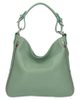 Kožená dámská kabelka Romina mentolově zelená