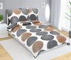 Povlečení MIKROFLANEL Béžová,Hnědá,Šedá 95/564 140x200, 70x90 cm