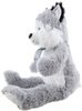 PLYŠ Pes Husky 55cm s mašlí *PLYŠOVÉ HRAČKY*