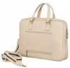 Peterson béžová elegantní dámská taška na notebook a dokumenty
