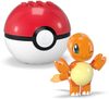 Pokémon Megablok set 2x Pokéball Eevee + Charmender stavebnice 40 dílků