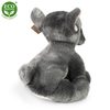 Plyšový pes francouzský buldoček sedící 26 cm