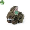 Plyšový králík hnědý ležící, 15 cm