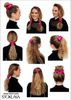 Saténová scrunchie gumička do vlasů