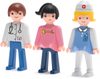 EFKO IGRÁČEK TRIO Léčíme se set 3 figurky kloubové s doplňky