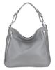 Kožená dámská kabelka Romina šedá