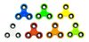 Fidget Spinner 6 barev TOP HIT 2017 - antistresová hračka
