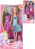 Fashion panenka 30cm set s náhradními šaty a módními doplňky 2 druhy