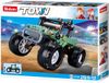 SLUBAN Town Auto zelené závodní off-road 155 dílků + 1 figurka