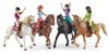 SCHLEICH Hannah na koni figurka ručně malovaná herní set s doplňky plast