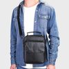 Kožená pánská crossbody taška Gregorio 20x26x8 cm černá