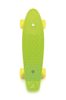 Skateboard - pennyboard 43cm, nosnost 60kg plastové osy, zelená, žlutá kola