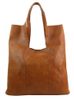 Velká černá shopper dámská kabelka s crossbody uvnitř