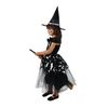 Karnevalový kostým čarodějnice/halloween netopýrka, vel. S
