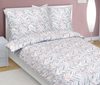 Povlečení bavlněné Šedá,Bílá,Modrá,Lososová 90/872