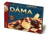 Dáma + mlýn dřevěné kameny společenská hra