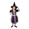 Dětská kostým čarodějnice černo-fialová (M) e-obal