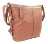 Moderní velká crossbody kabelka 74-MH růžová