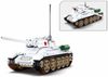 SLUBAN ARMY WWII Tank bílý T-34/85 518 dílků + 2 figurky STAVEBNICE