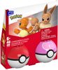 Pokémon Megablok set 2x Pokéball Eevee + Charmender stavebnice 40 dílků