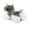 Plyšový pes husky ležící 20 cm