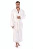 Bavlněný dámský župan s límcem Athena, bílý 21 16 0100