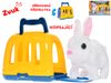 PLYŠ Králíček hopsající 17cm set s přepravkou na baterie Zvuk *PLYŠOVÉ HRAČKY*