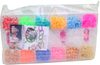 UDĚLEJ SI NÁRAMEK Gumičky LOOM BANDS 1400ks set s doplňky mix barev