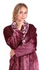 Župan s límcem Flora mauve wine 25 56 4853