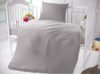 Mušelínové povlečení do dětské postýlky světle šedé