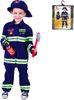 KARNEVAL Šaty hasič modrý vel. S (105-116cm) 4-6 let *KOSTÝM*