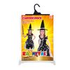 Karnevalový kostým čarodějnice/halloween netopýrka, vel. S