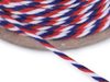 Stáčená šňůra trikolora Ø2 mm návin 100 metrů