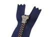Kovový zip YKK No 5 délka 18 cm staromosazný (jeansový)