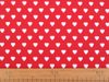 Bavlněná látka srdce METRÁŽ