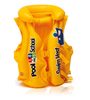 Nafukovací vesta plovací POOL SCHOOL DELUXE žlutá, 3-6 let