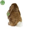 plyšový zajíc hnědý stojící , 18 cm