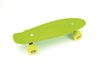 Skateboard - pennyboard 43cm, nosnost 60kg plastové osy, zelená, žlutá kola