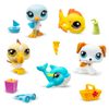 HASBRO LPS Pláž Zvířátko Littlest Pet Shop generace 7 set 5ks s doplňky