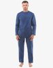 Dlouhé modré pyžamo pro muže MAX