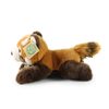 Plyšová panda červená ležící 20 cm ECO-FRIENDLY
