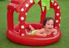 BESTWAY Baby bazének nafukovací 91x91x91cm jahoda se stříškou 52387