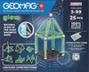GEOMAG Glow 25 dílků ve tmě svítící Eko magnetická STAVEBNICE