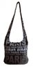 Moderní crossbody taška PARIS s šedým potiskem