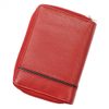 Albatross Kožená červená matná dámská peněženka
