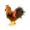 Plyšový kohout stojící, 33 cm