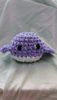 Malá velryba háčkováná fialová