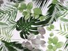 Bavlněná látka / plátno rostliny / listy METRÁŽ