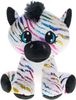 PLYŠ Zebra Star Sparkle 24cm duhová třpytivá